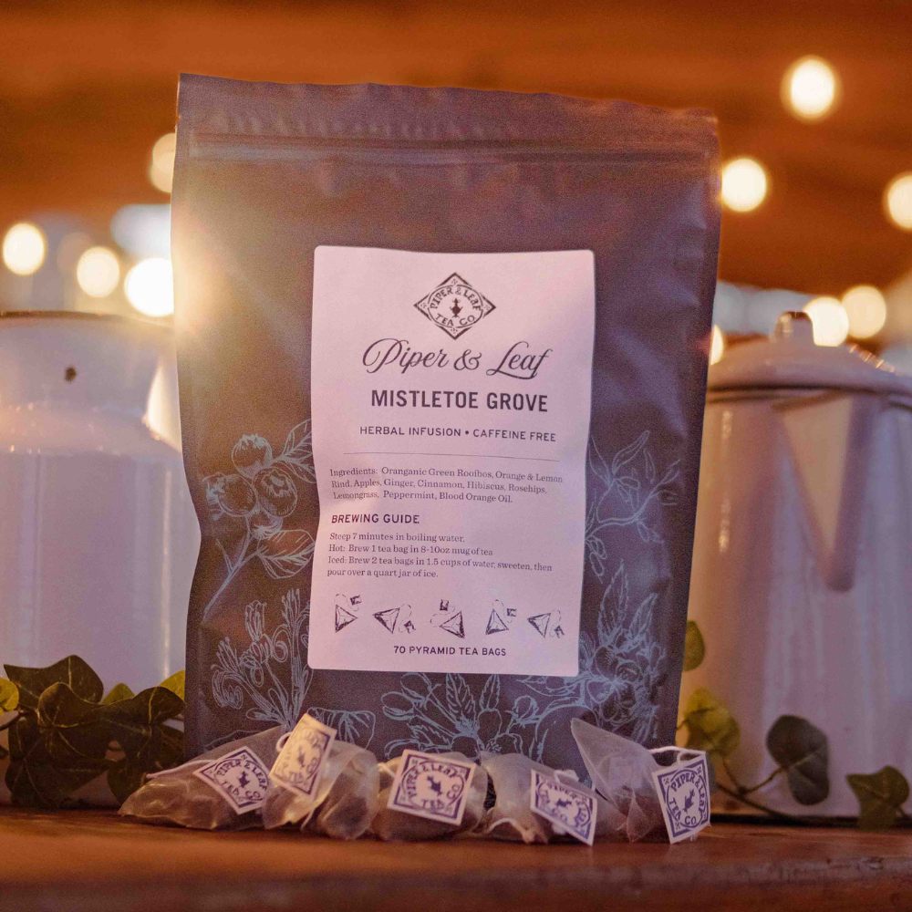 Piper and Leaf Mistletoe Grove Bulk Sachets - 70ct Tea Bags