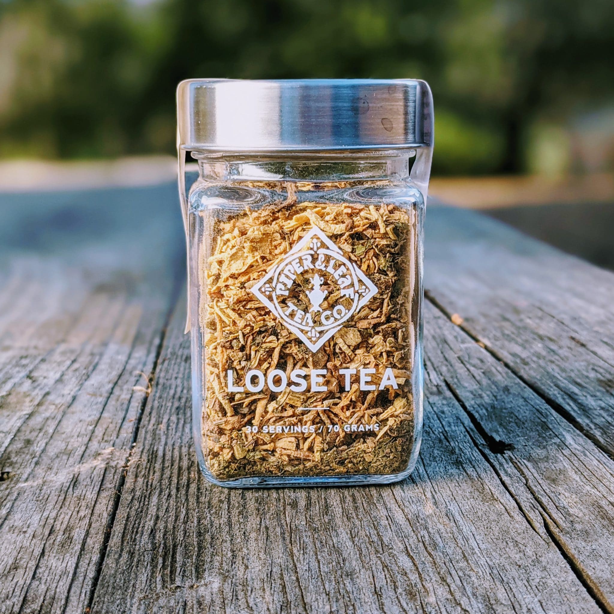 Piper and Leaf Sweetie Pie Chai Glass Jar of Loose Leaf Tea - 30 Servings
