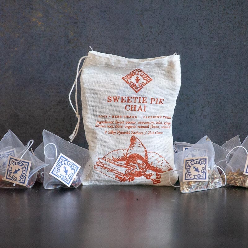 Piper and Leaf Sweetie Pie Chai 9ct Tea Bags in Muslin