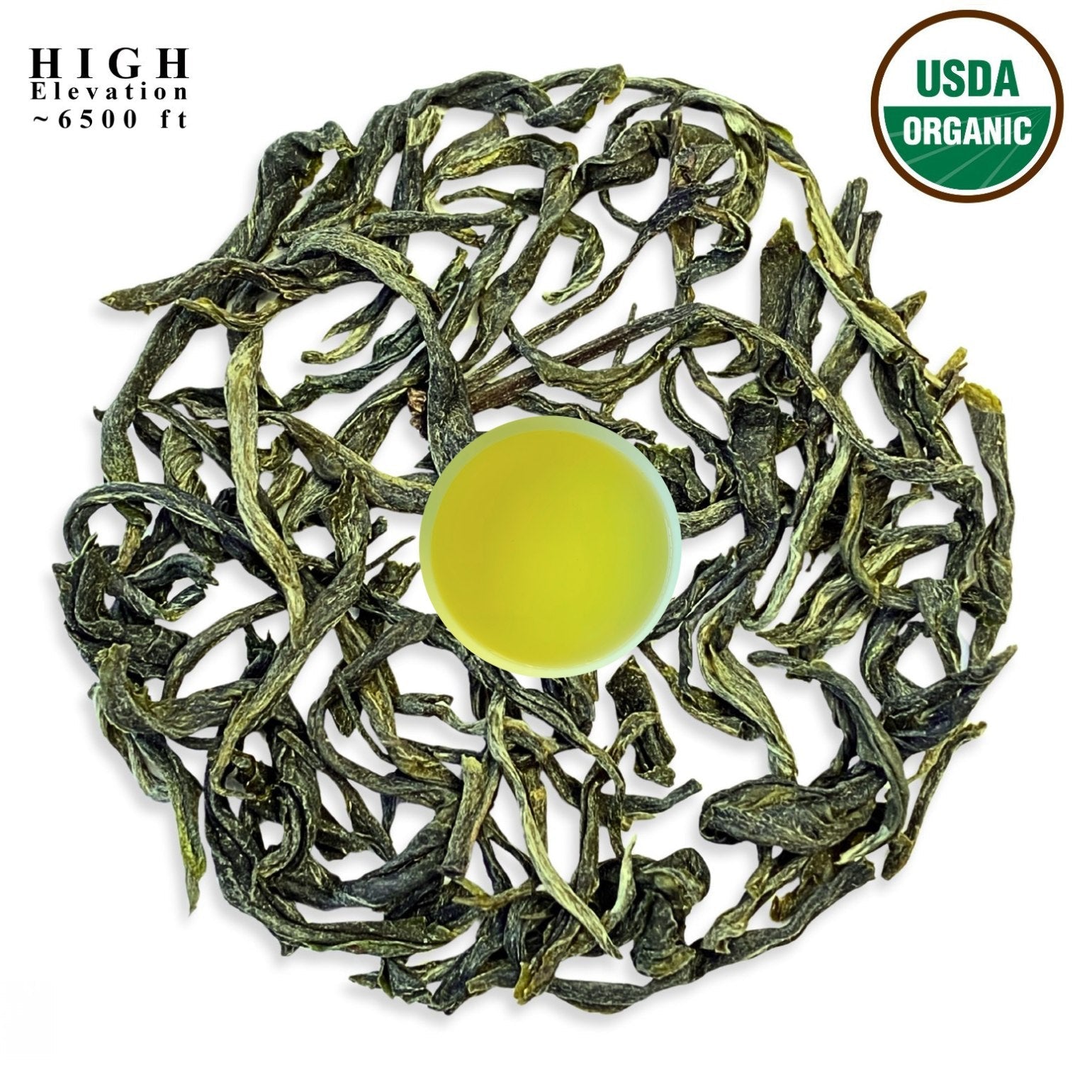 Danfe 95° Mt. Pumori Emerald Green Tea – USDA Certified Organic