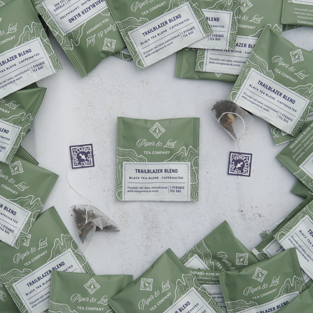 Piper and Leaf Trailblazer Blend Case of Individually Wrapped Tea Bags- 50ct