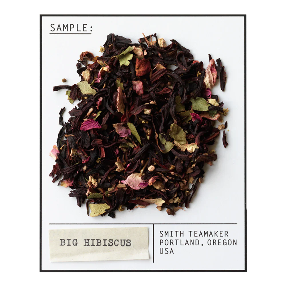 Smith Teamaker BIG HIBISCUS BLEND HERBAL TEA BLEND NO. 24 (100CT SACHETS)