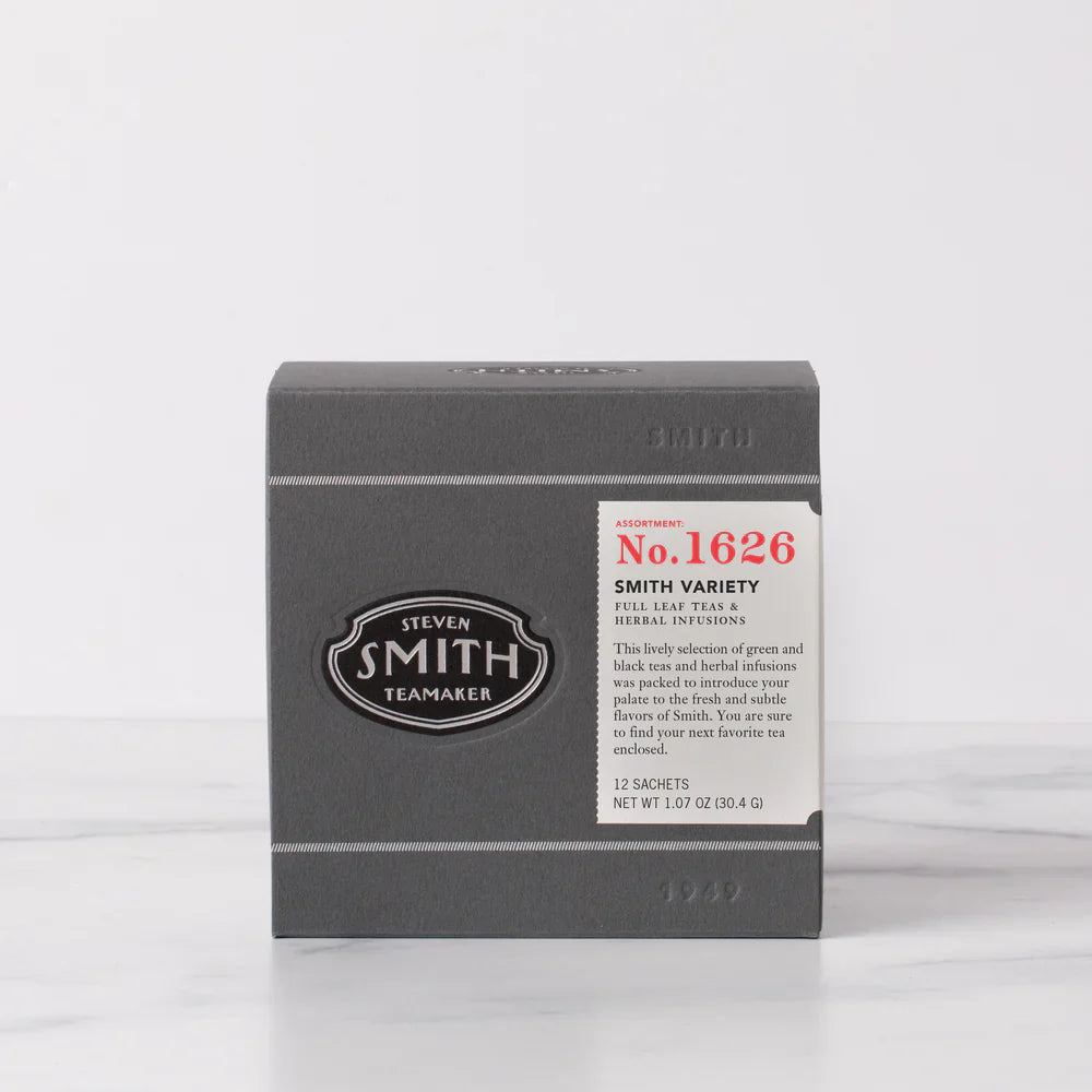 Smith Teamaker ASSORTED VARIETY PACK BLEND NO. 1626 (12 TEA BAGS, 1.07 OZ)