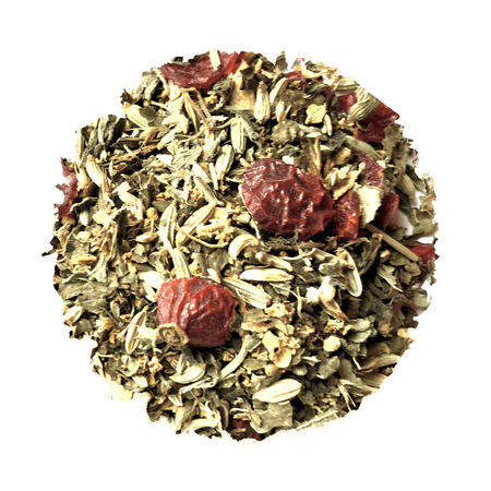 Beach House Storm Chaser For Kids loose leaf tea packaging, featuring a blend of organic herbs for children, soothing and caffeine-free.