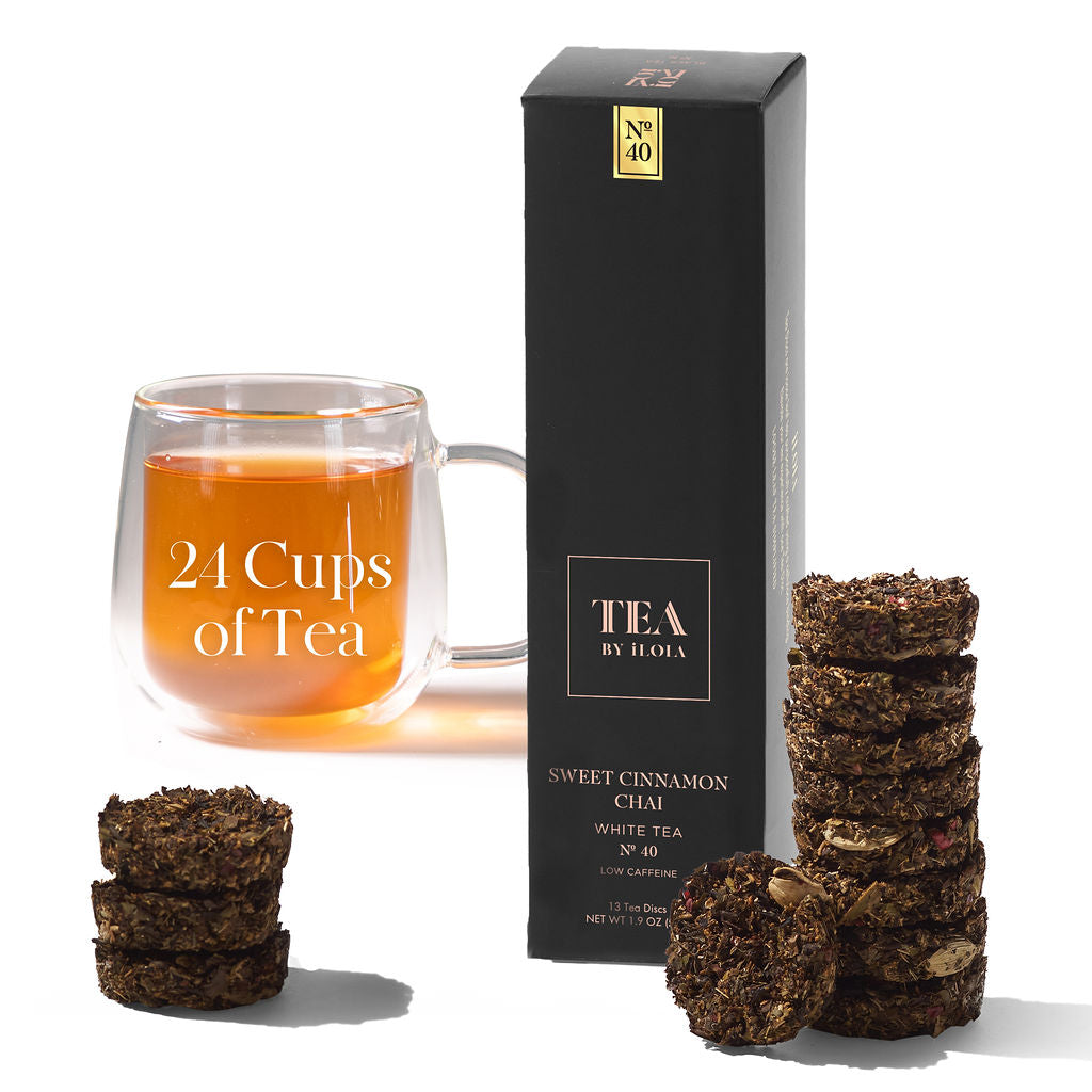 iLOLA Sweet Cinnamon Chai No. 40 – Spiced Probiotic White Tea Discs