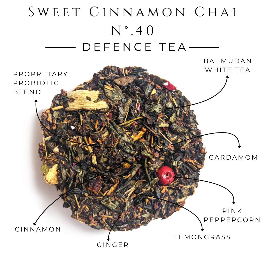 iLOLA Sweet Cinnamon Chai No. 40 – Spiced Probiotic White Tea Discs