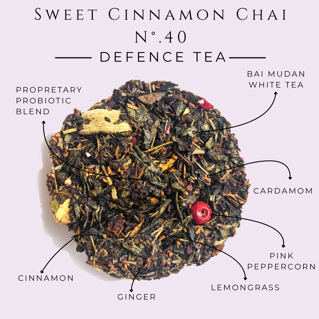 iLOLA Sweet Cinnamon Chai No. 40 – Spiced Probiotic White Tea Discs