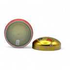 Inoue Maneki Neko Cat Gold Metal Tea Canister - Japanese Chazutsu