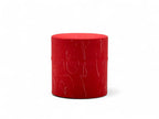 Inoue Aka Red Washi Paper Wrapped Tea Canister (S) - Japanese Chazutsu