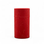 Inoue Aka Red Washi Paper Wrapped Tea Canister (L) - Japanese Chazutsu