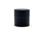 Inoue Ichimatsu Checkered Blue Washi Paper Wrapped Tea Canister (S) - Japanese Chazutsu