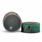 Inoue Shizukan Nanten Green Mt. Fuji Series Washi Paper Wrapped Tea Canister (S) - Japanese Chazutsu