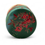 Inoue Shizukan Nanten Green Mt. Fuji Series Washi Paper Wrapped Tea Canister (S) - Japanese Chazutsu