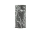 Inoue Okumura Seikan Nankyo Gray Washi Paper Wrapped Tea Canister (L) - Japanese Chazutsu