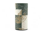 Inoue Okumura Sanka Green Washi Paper Wrapped Tea Canister (L) - Japanese Chazutsu