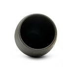 Inoue Tea Ishin Iga Black Mino-yaki Yunomi - Japanese teacup showcasing traditional design and craftsmanship.