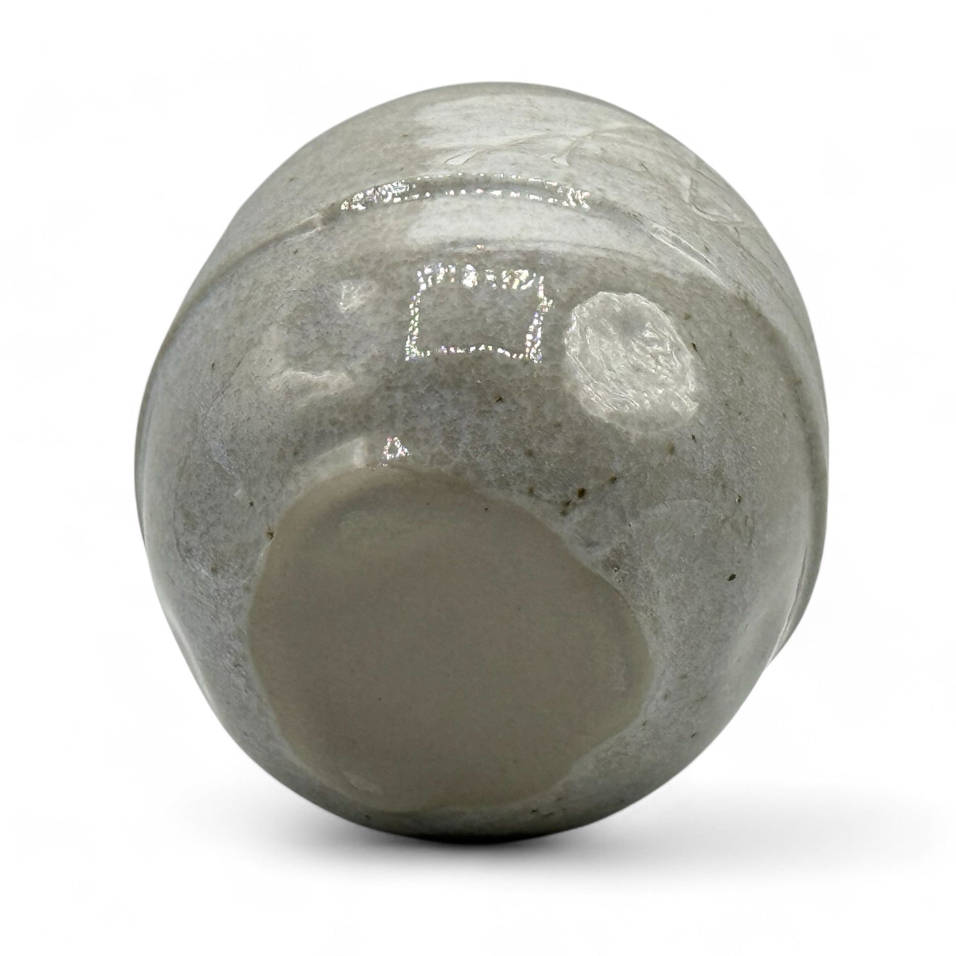 Inoue Tea Ishin Mountain Gray Mino-yaki Yunomi - Japanese Teacup