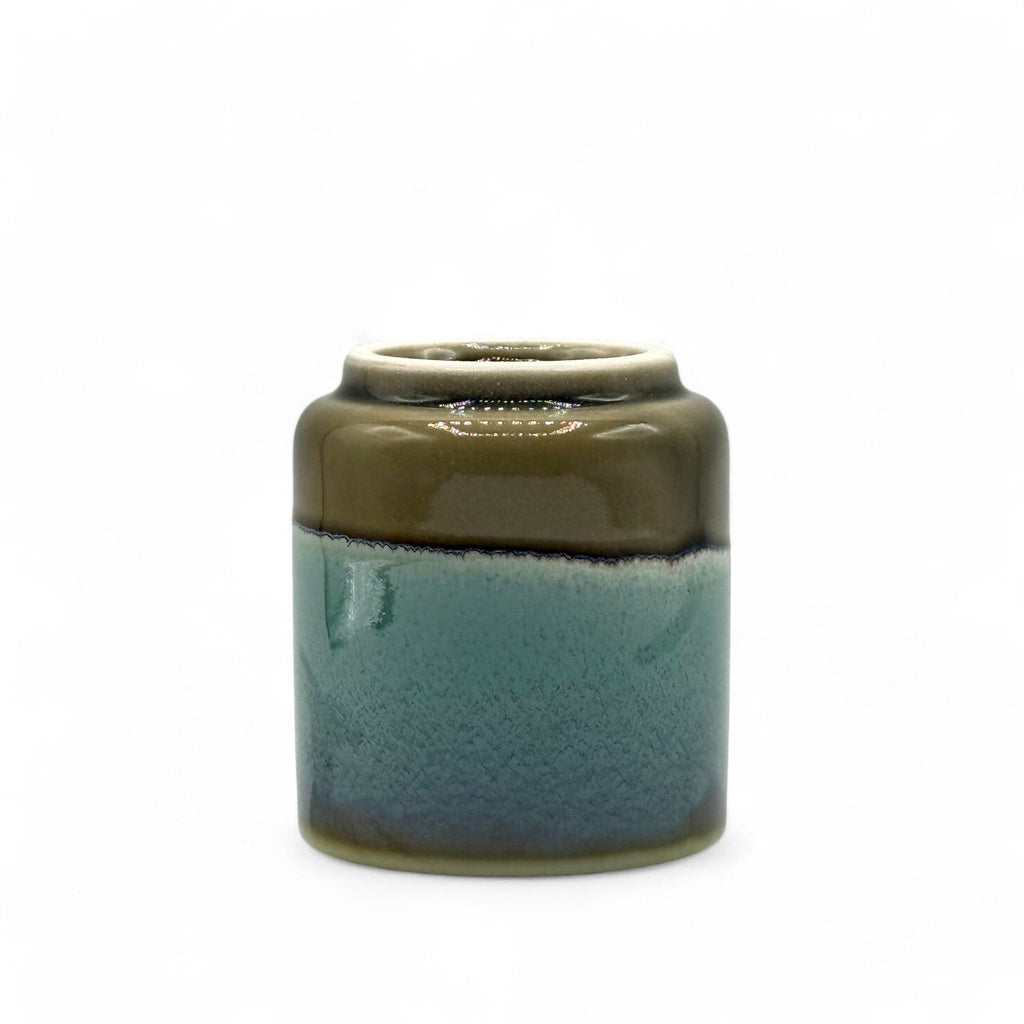 Inoue Tea Gurinhiwa Green Mino-yaki Yunomi - Japanese Teacup