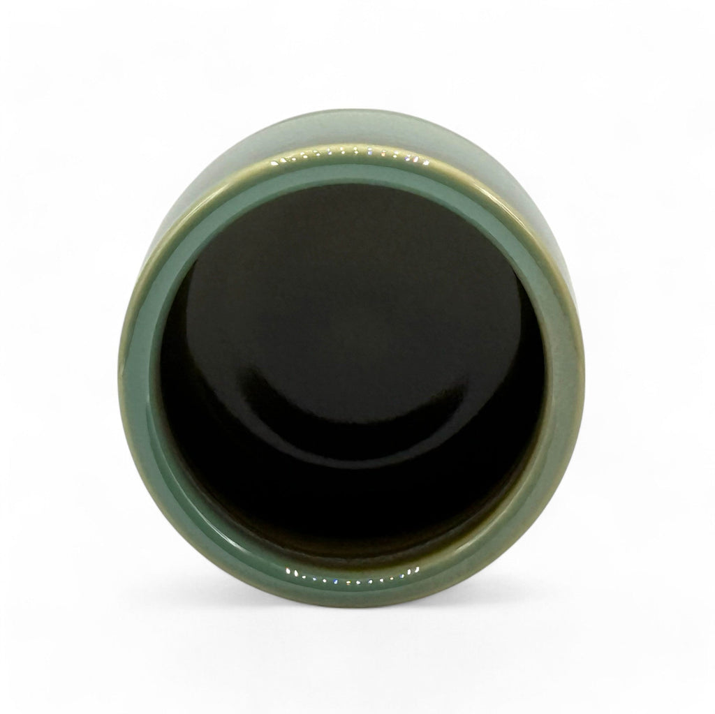 Inoue Tea Gurinhiwa Green Mino-yaki Yunomi - Japanese Teacup