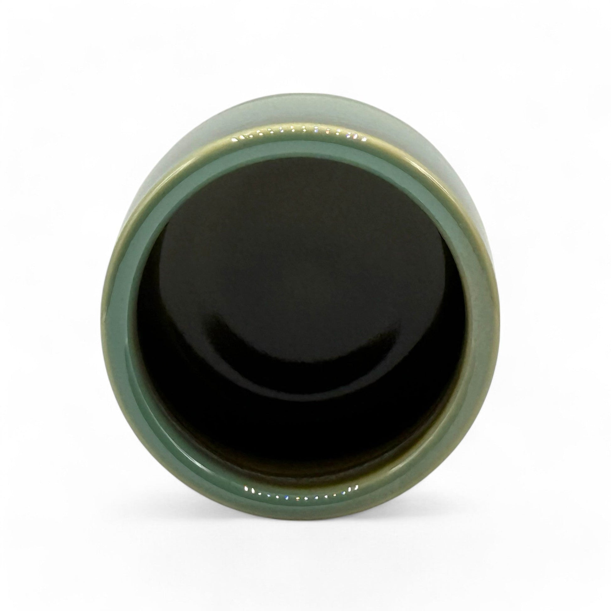 Inoue Tea Gurinhiwa Green Mino-yaki Yunomi - Japanese Teacup