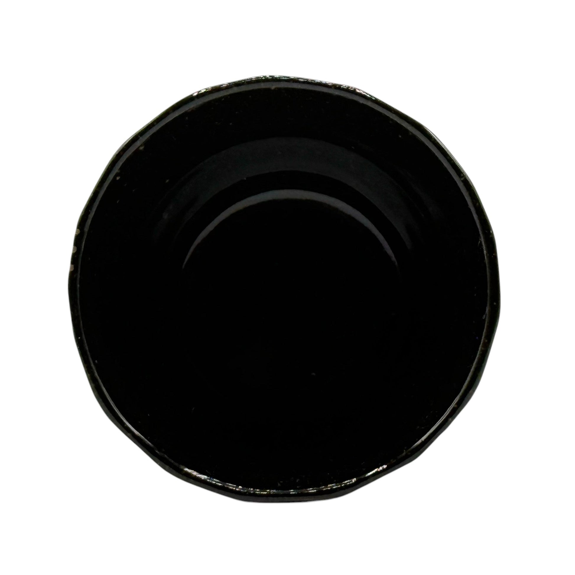 Inoue Tea Kuro Rock Black Mino-yaki Yunomi - Japanese Teacup