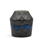 Inoue Tea Kurobuki Ryusui Gray Blue Mino-yaki Yunomi - Japanese Teacup, a ceramic teacup with a gray-blue finish.