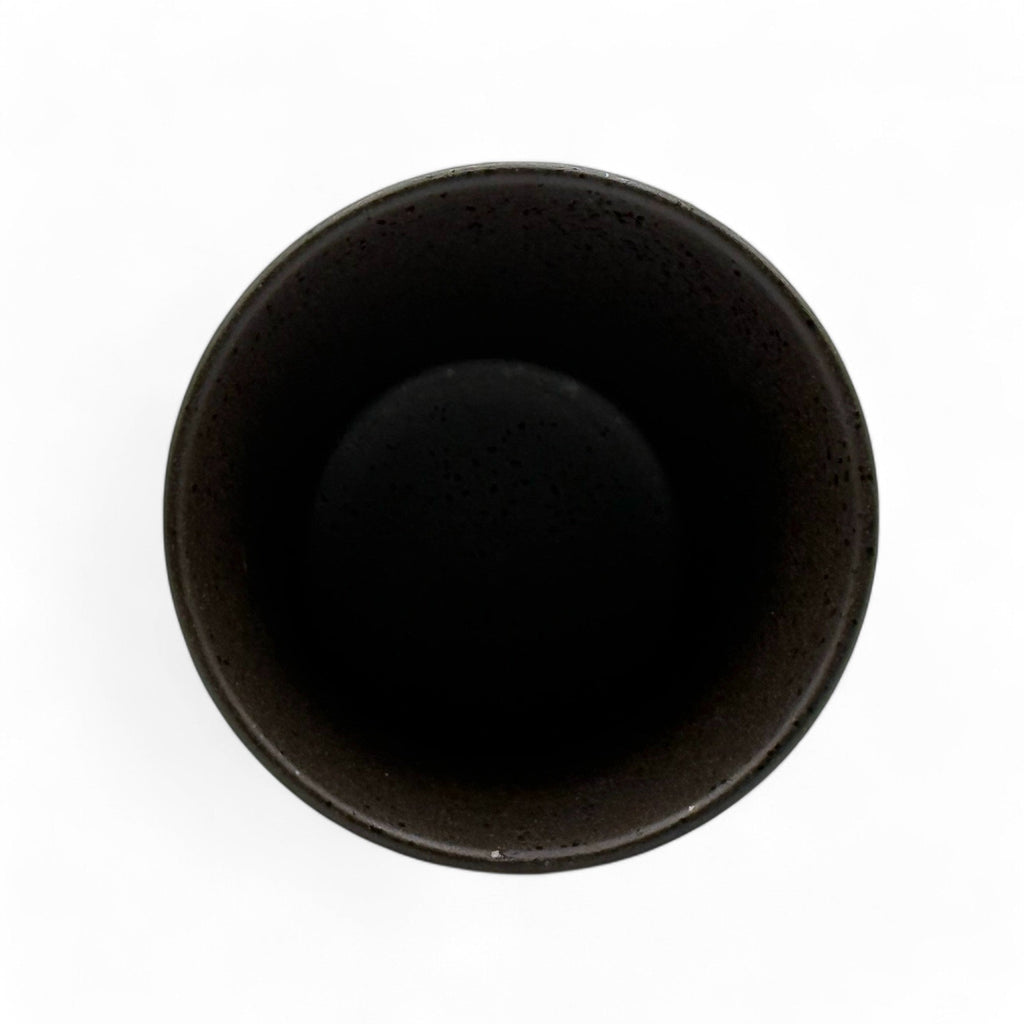 Inoue Tea Nuriwake Gray Mino-yaki Yunomi - Japanese Teacup