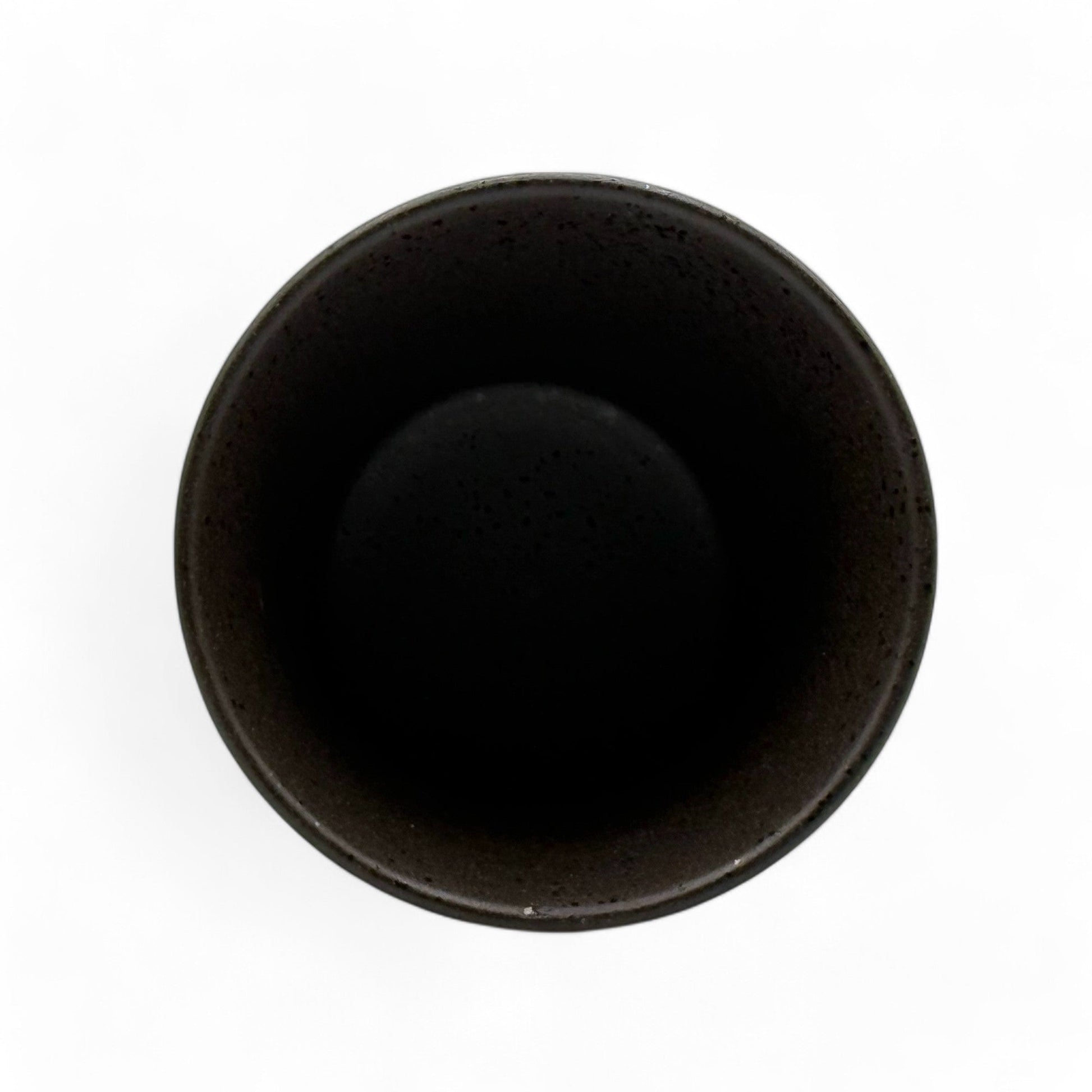 Inoue Tea Nuriwake Gray Mino-yaki Yunomi - Japanese Teacup