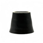 Inoue Tea Kuro Black Tesshin Mino-yaki Yunomi - Japanese Teacup shown in a close-up image