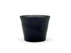 Inoue Tea Kuro Black Tesshin Mino-yaki Yunomi - Japanese teacup in a dark color, showcasing traditional ceramic craftsmanship.