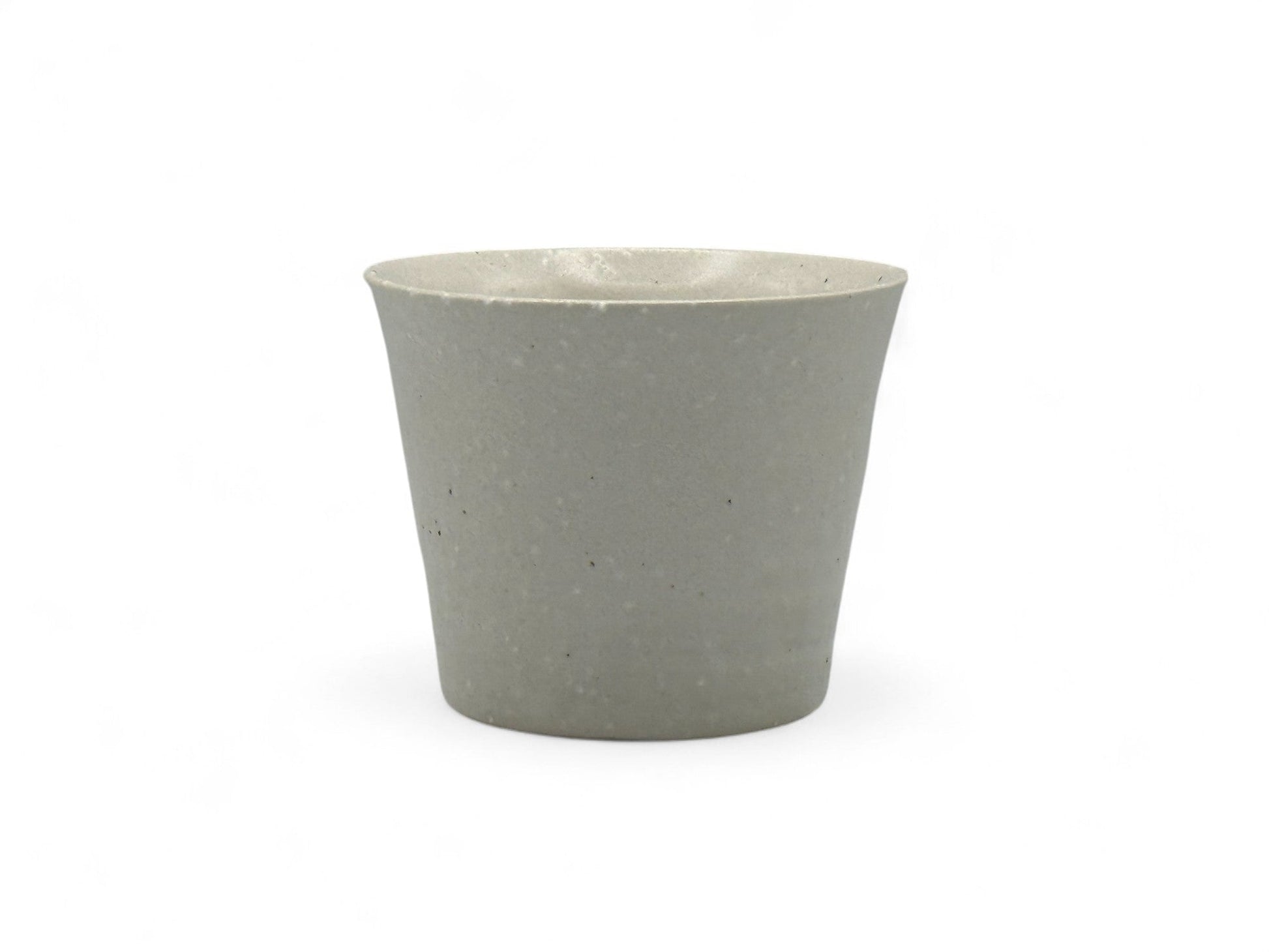 Inoue Tea Shiro White Tesshin Mino-yaki Yunomi - Japanese Teacup
