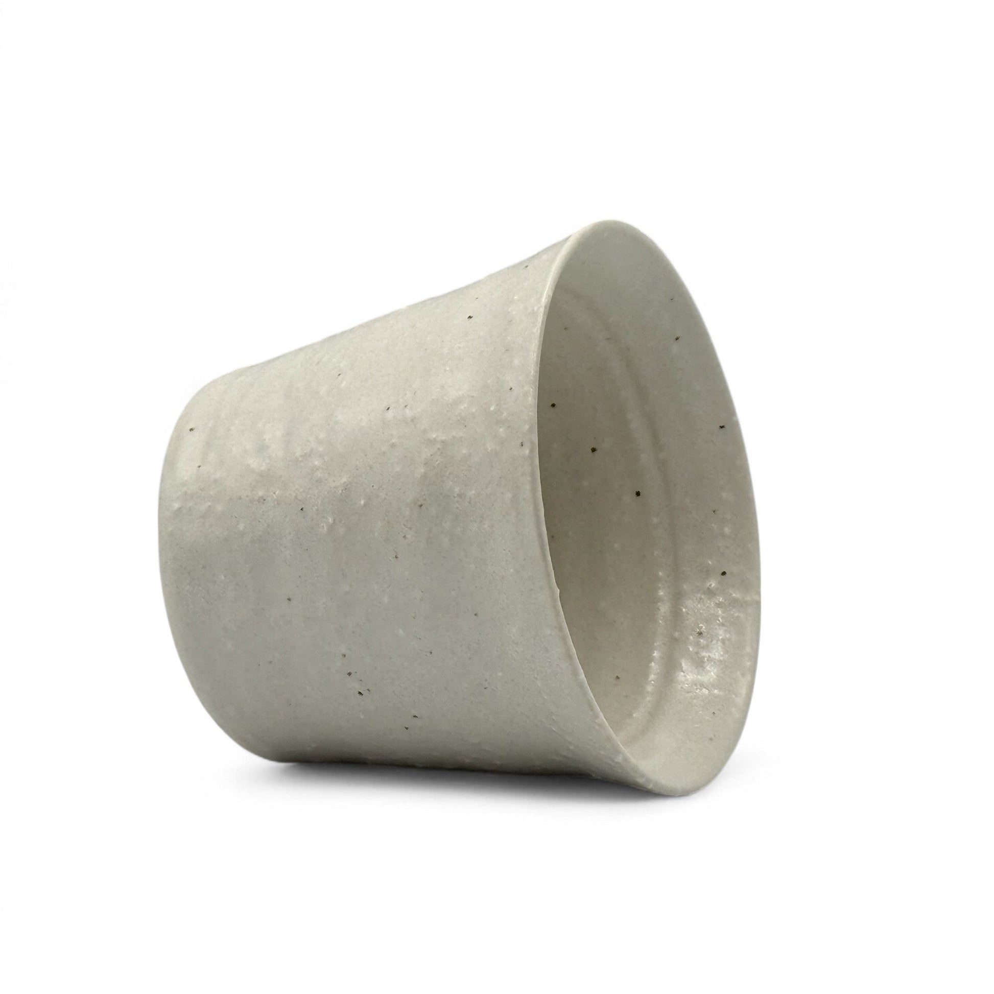 Inoue Tea Shiro White Tesshin Mino-yaki Yunomi - Japanese Teacup