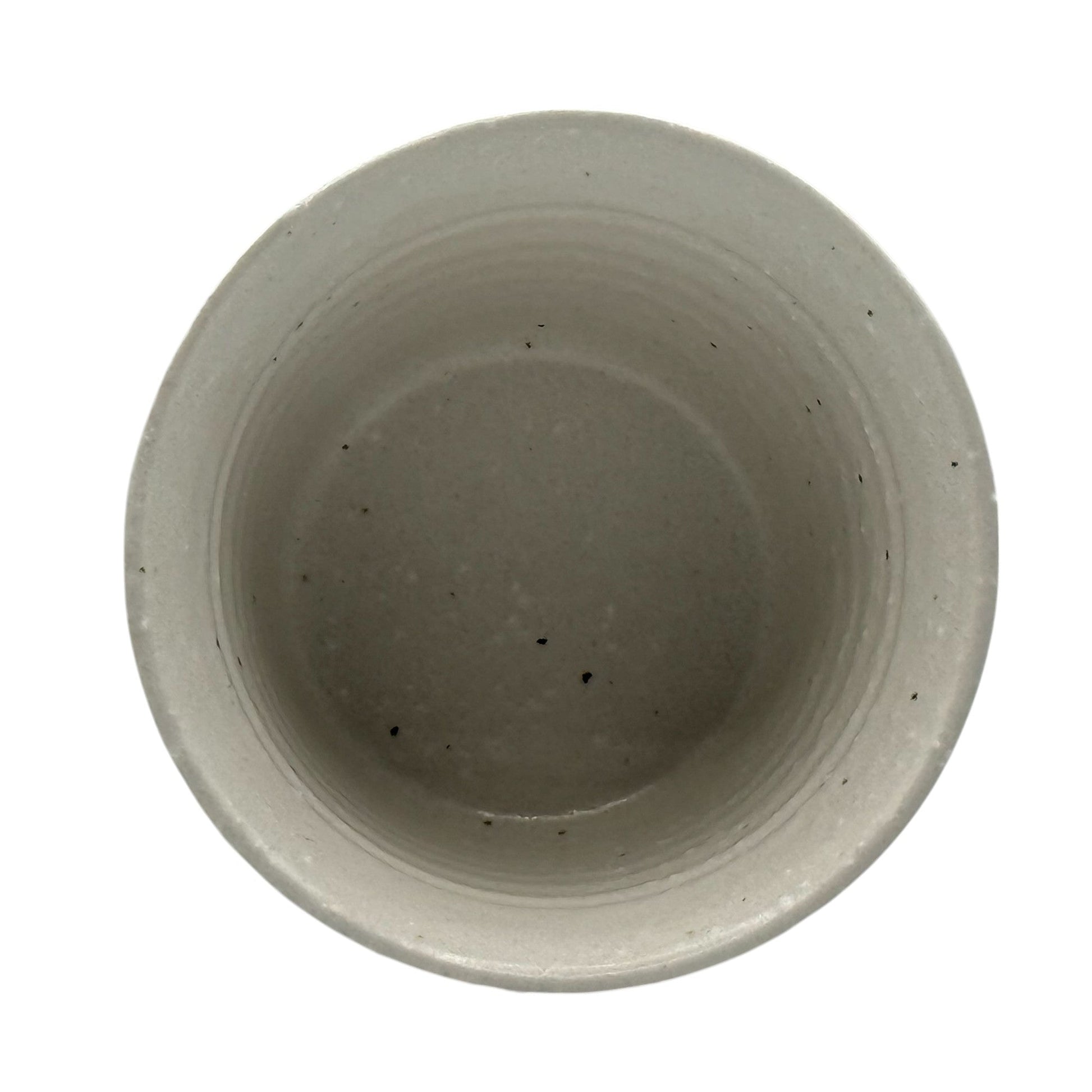 Inoue Tea Shiro White Tesshin Mino-yaki Yunomi - Japanese Teacup