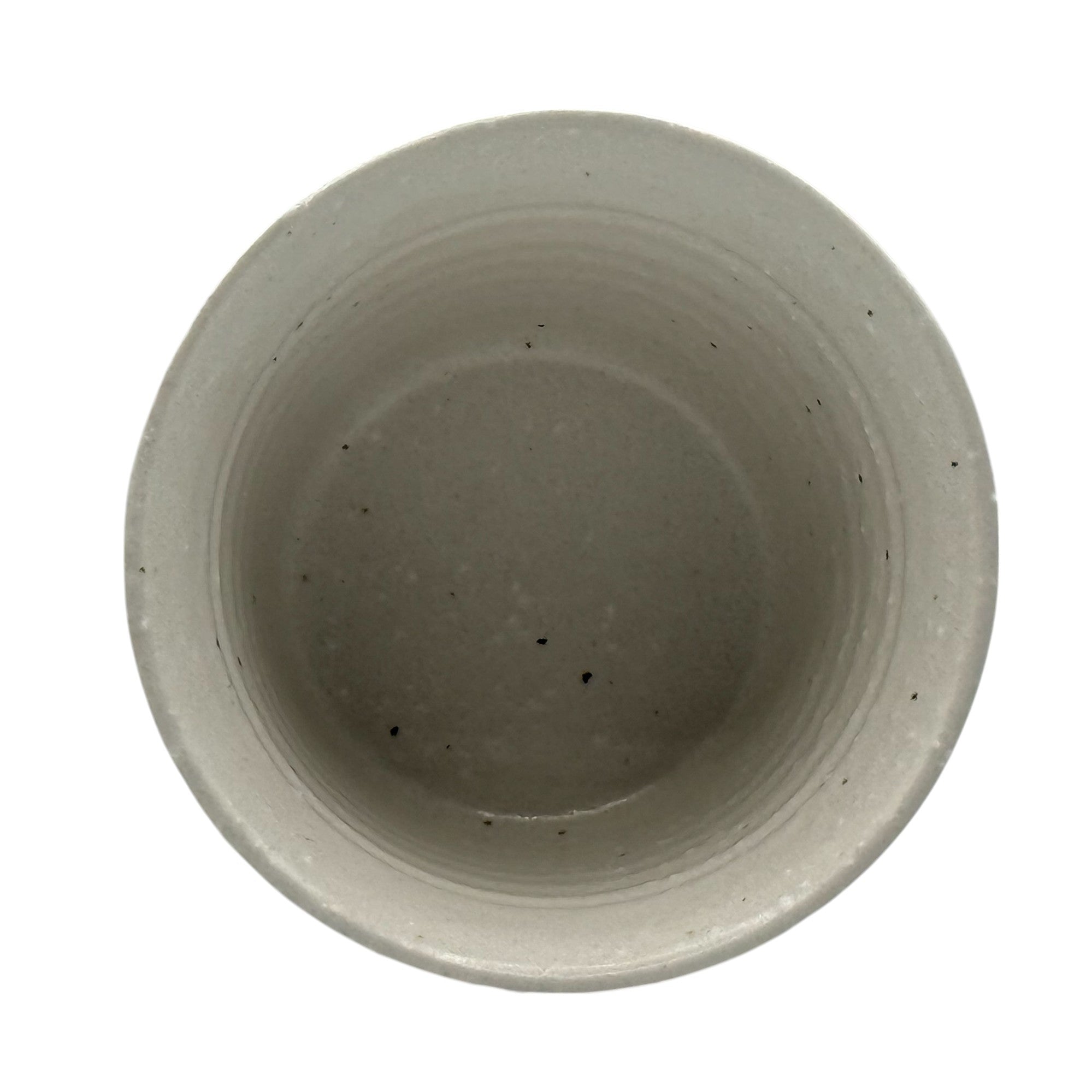 Inoue Tea Shiro White Tesshin Mino-yaki Yunomi - Japanese Teacup, showcasing a traditional white ceramic teacup.