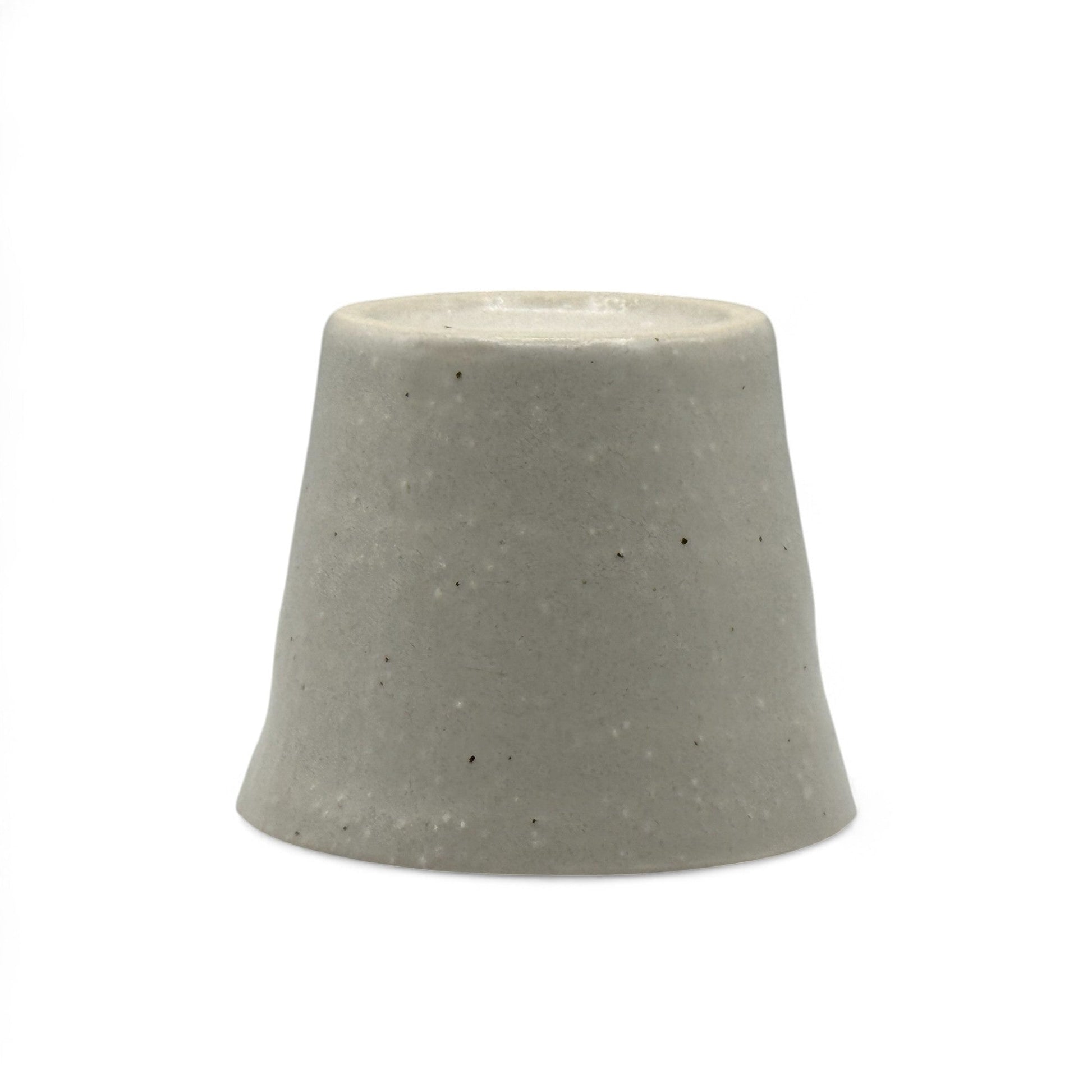 Inoue Tea Shiro White Tesshin Mino-yaki Yunomi - Japanese Teacup