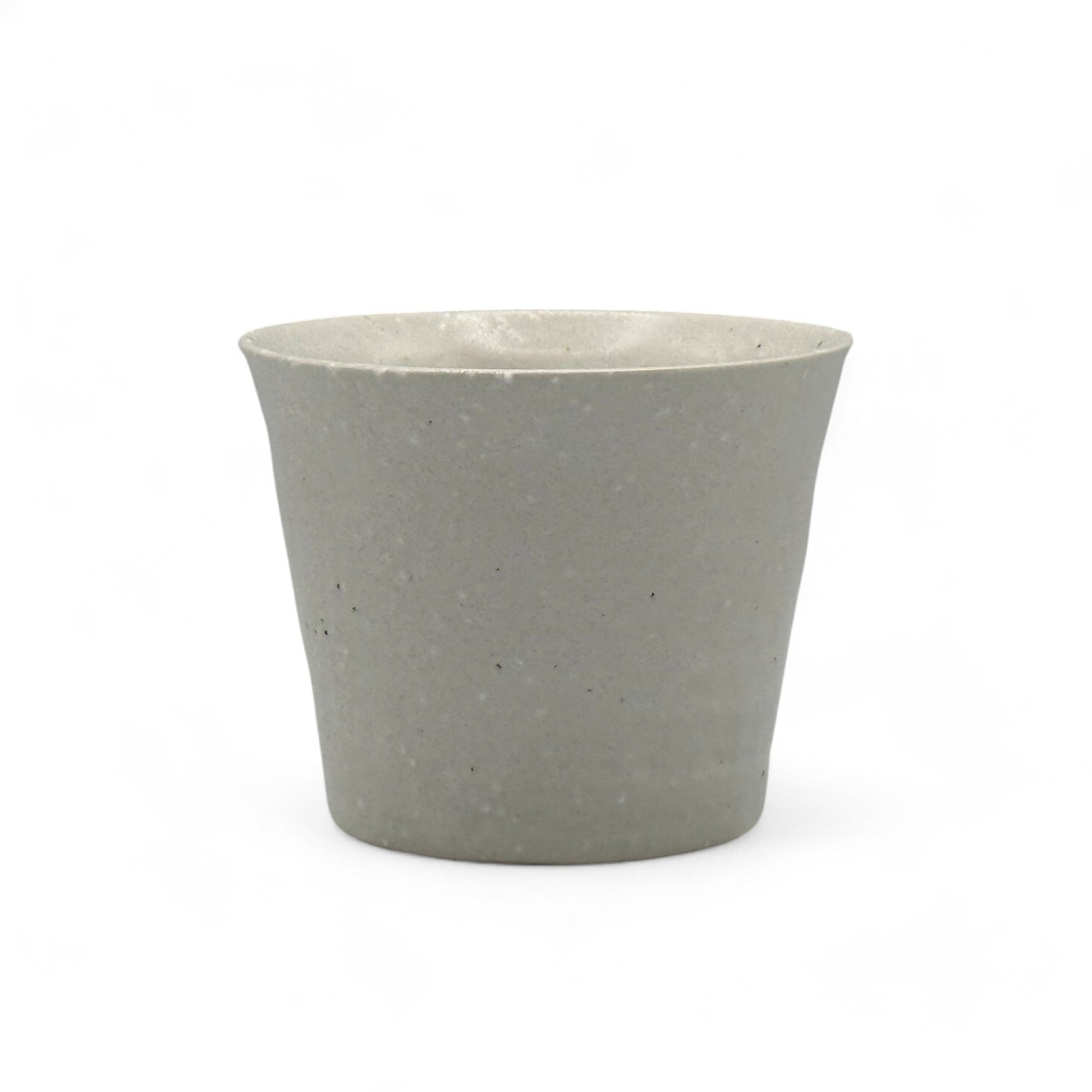 Inoue Tea Shiro White Tesshin Mino-yaki Yunomi - Japanese Teacup