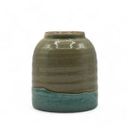 Inoue Kama-ryu Green Mino-yaki Yunomi - Japanese Teacup