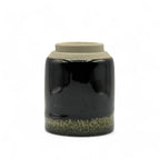 Inoue Tea Tetsu Black Mino-yaki Yunomi - Japanese Teacup, showcasing a ceramic teacup with a black finish.