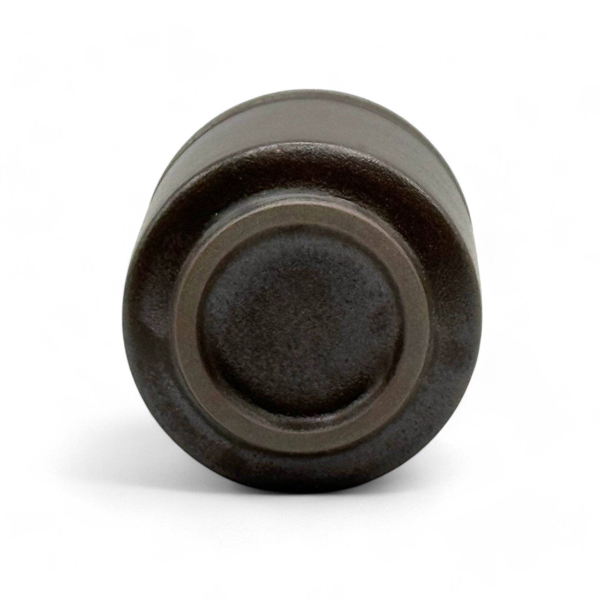 Inoue Tea Bizen Fu Brown Mino-yaki Yunomi - Japanese Teacup