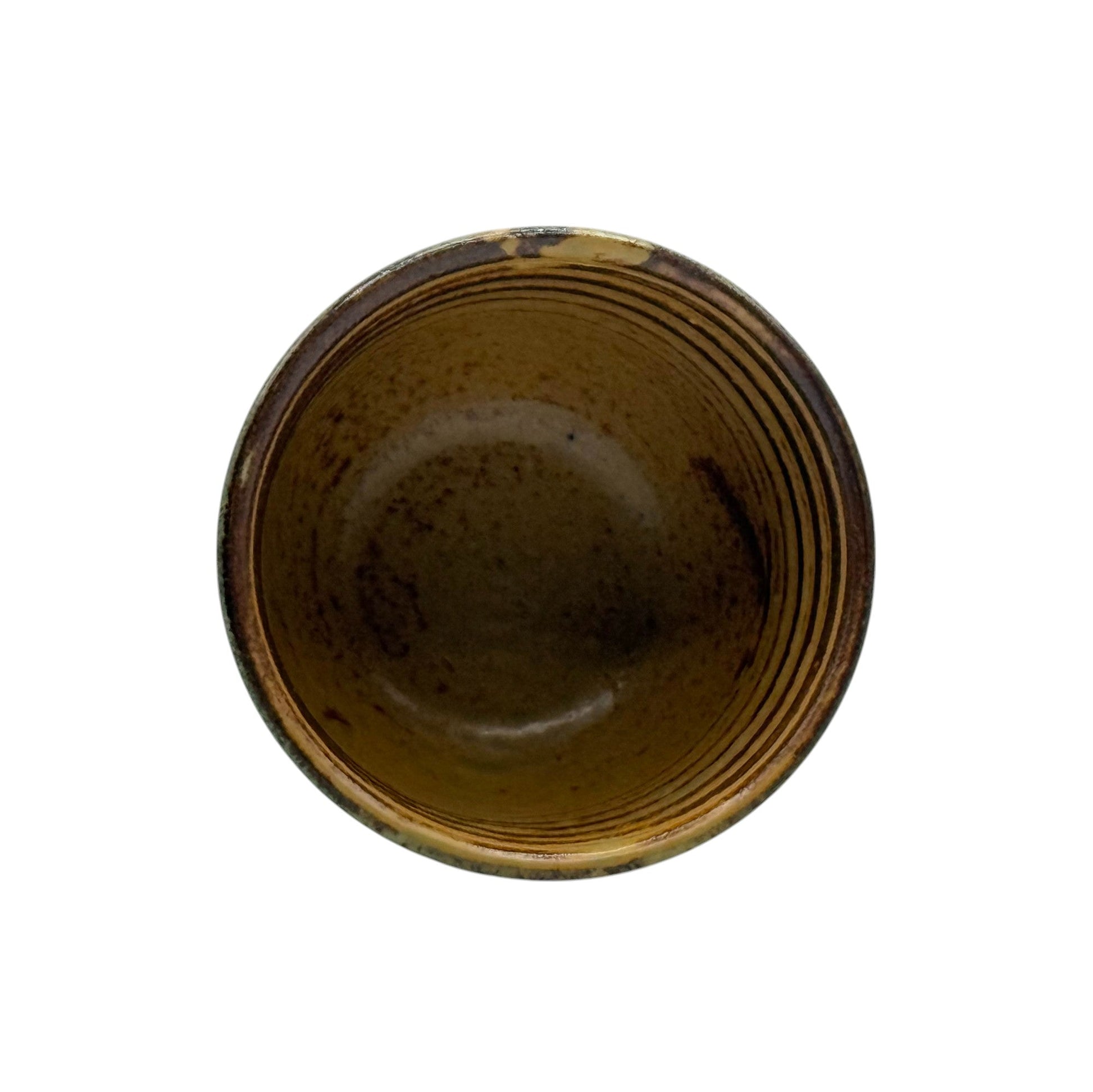 Inoue Tea Irabo Brown Mino-yaki Yunomi - Japanese Sencha Teacup