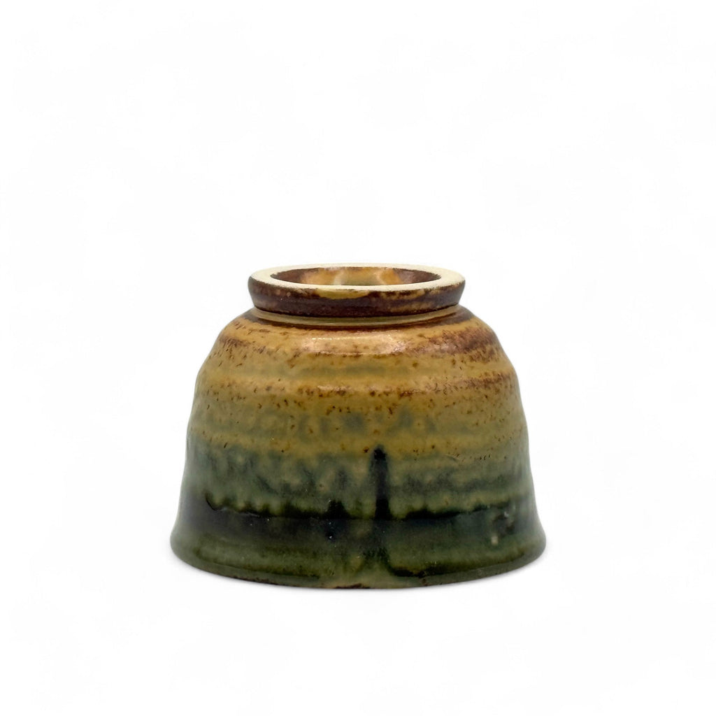 Inoue Tea Irabo Brown Mino-yaki Yunomi - Japanese Sencha Teacup