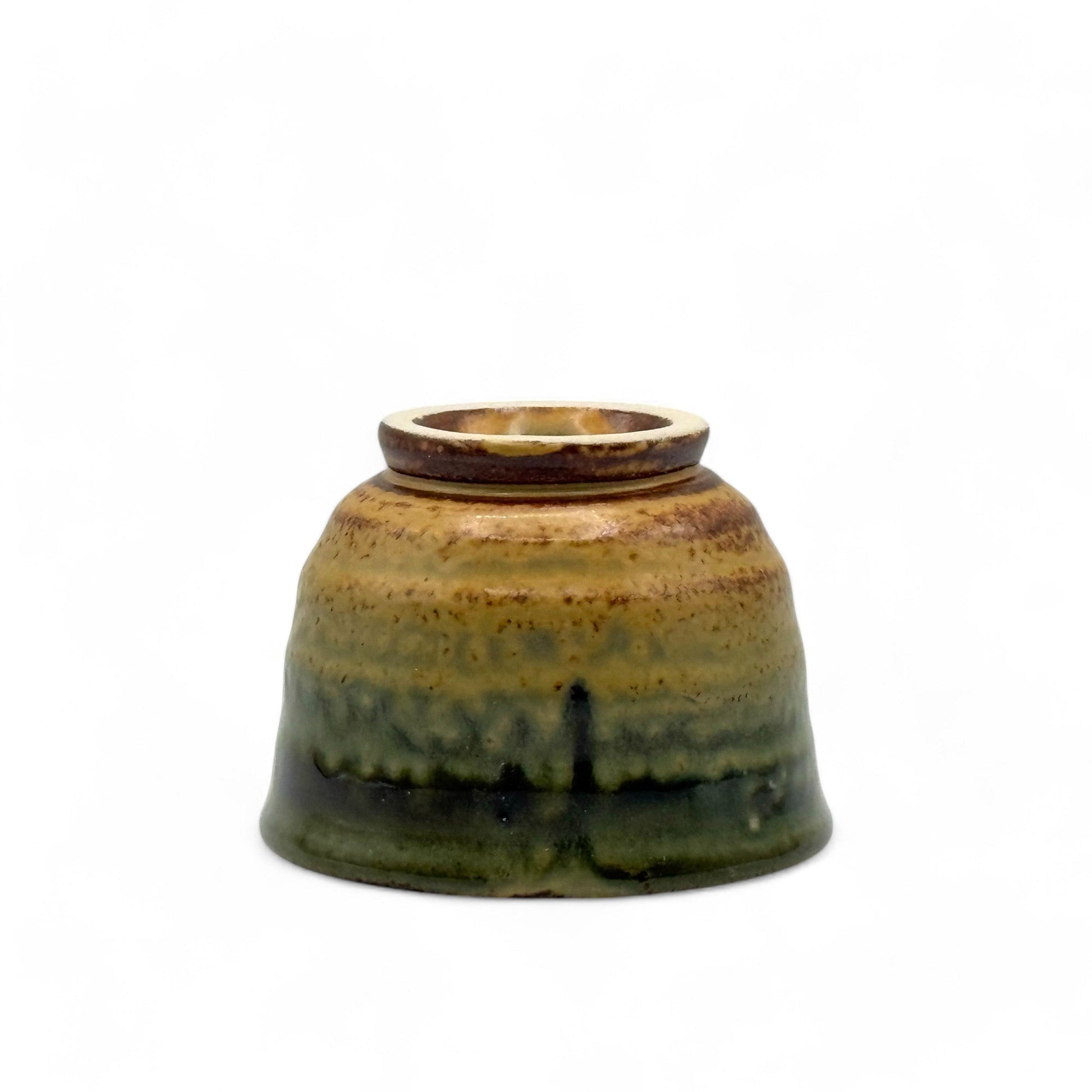 Inoue Tea Irabo Brown Mino-yaki Yunomi - Japanese Sencha Teacup