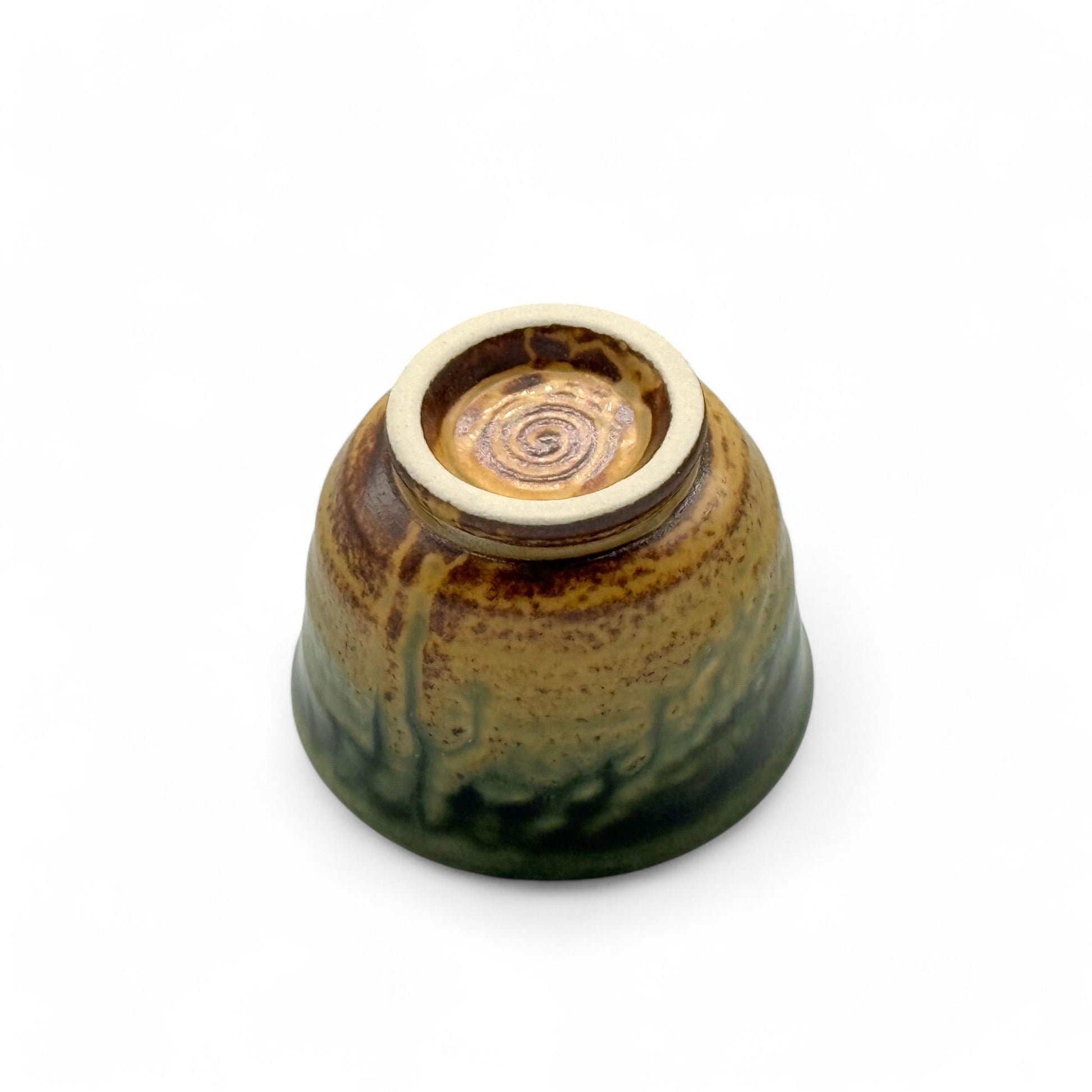 Inoue Tea Irabo Brown Mino-yaki Yunomi - Japanese Sencha Teacup