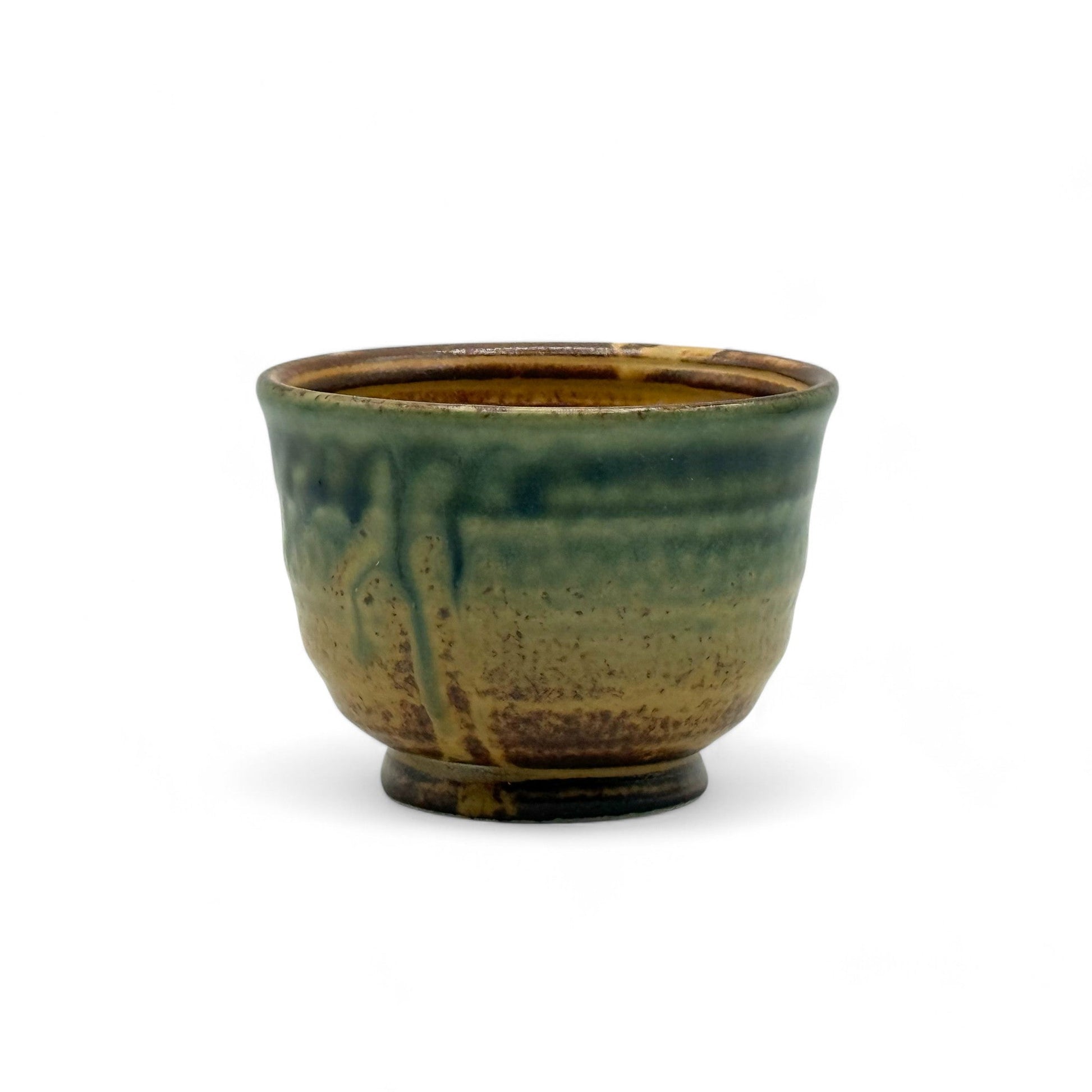 Inoue Tea Irabo Brown Mino-yaki Yunomi - Japanese Sencha Teacup
