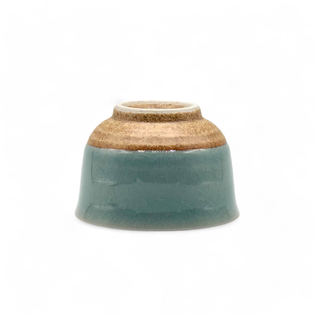 Inoue Tea Seiji Celadon Green Wide Yunomi - Japanese Sencha Teacup