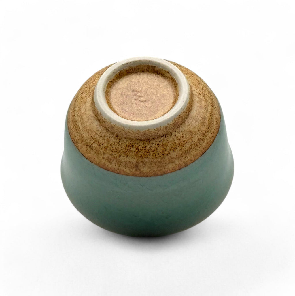 Inoue Tea Seiji Celadon Green Wide Yunomi - Japanese Sencha Teacup