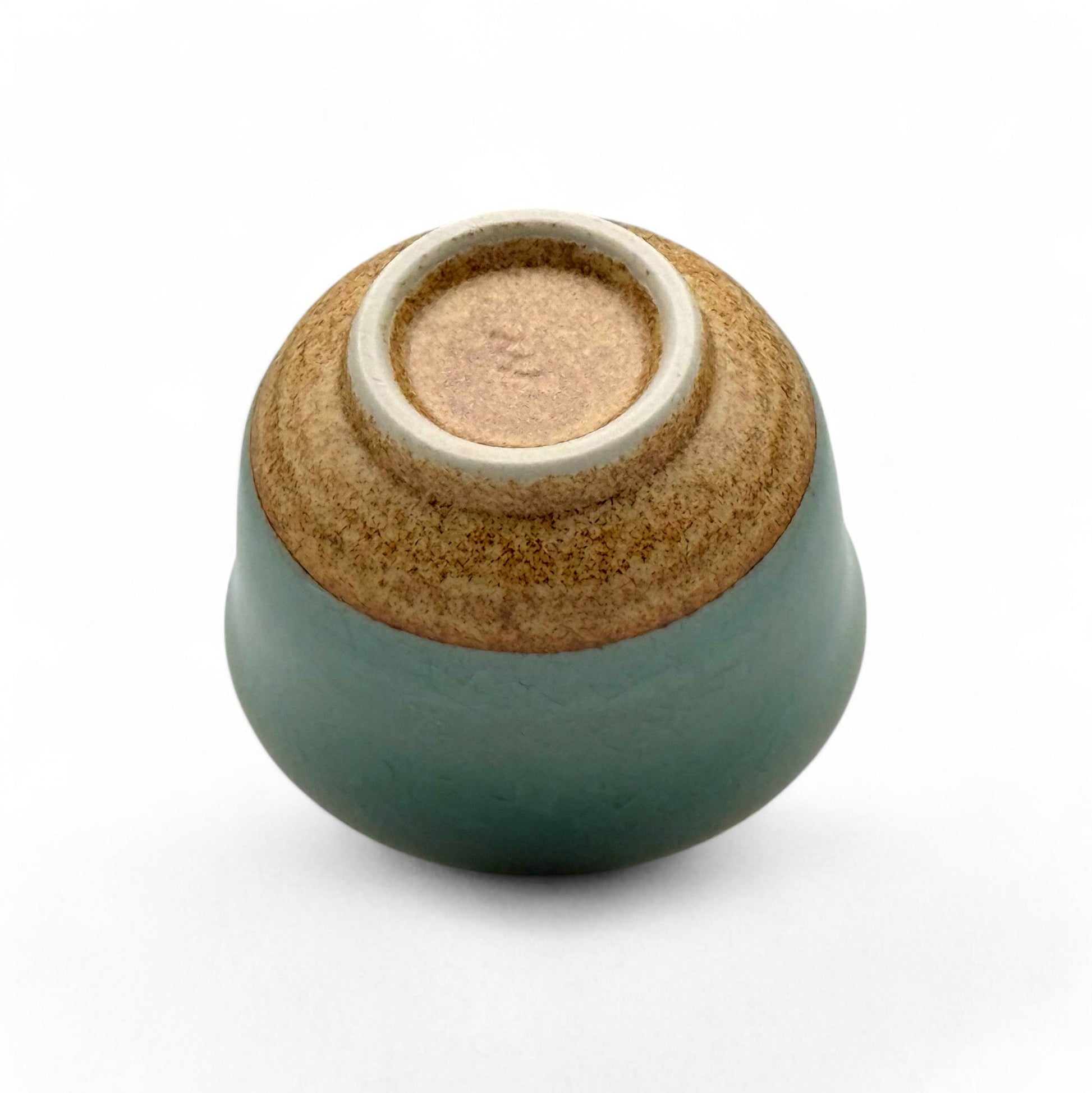 Inoue Tea Seiji Celadon Green Wide Yunomi - Japanese Sencha Teacup