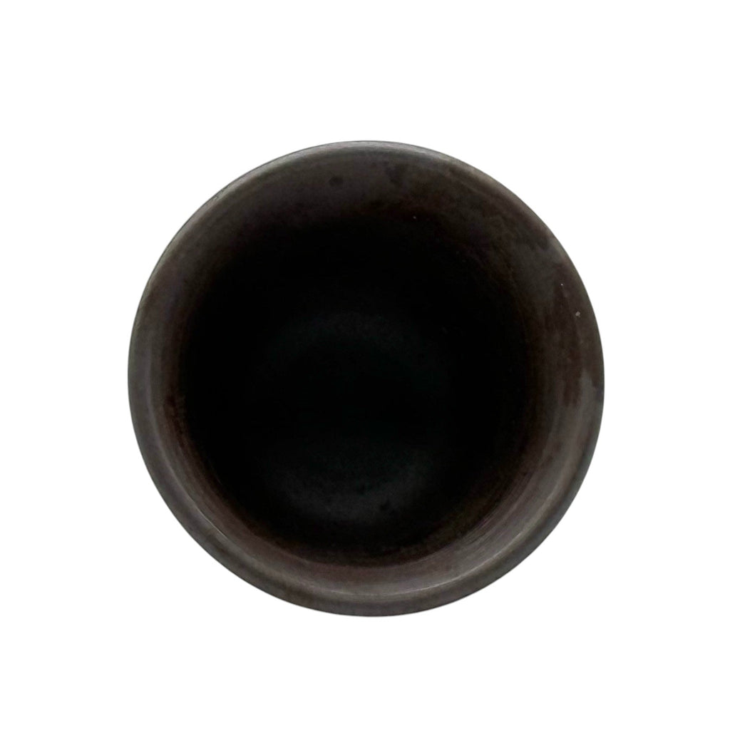 Inoue Tea Ume Brown Mino-yaki Yunomi - Japanese Sencha Teacup