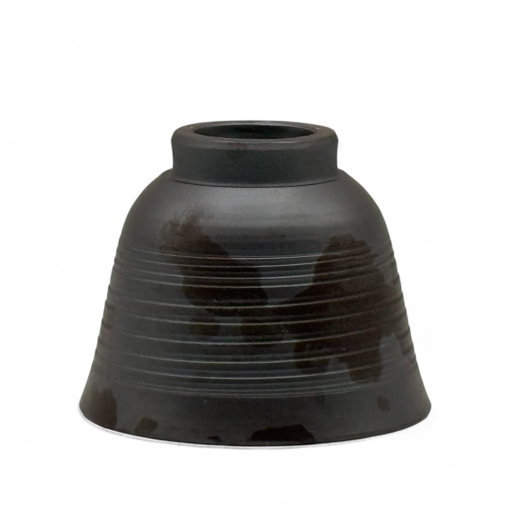 Inoue Tea Sensuji Brown Mino-yaki Yunomi - Japanese Sencha Teacup