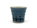Inoue Yohen Gosu Blue Mino-yaki Yunomi - Japanese Teacup